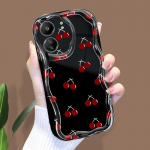 Armas koomiksimustriga kreemja tekstuuriga korpus, lainelise servaga pehme silikoonkaanega telefoni&uuml;mbris Xiaomi Redmi jaoks Redmi 13 5G must