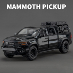 Uus 1:32 Dodge RAM 1000 TRX Mammoth Pikap Sulamist Automudel Heli ja Valgusega Tagasit&otilde;mmatav Laste M&auml;nguasi Kollektsioneeritav S&uuml;nnip&auml;evakingitus must