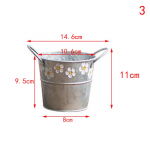 Vintage rauast lillepott lauaarvuti lillevaas taim lillepott r&otilde;du taime &auml;mber