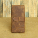 Vintage Crazy Horse nahast rahakott &ndash; Esimene kiht lehmanahka, Meeste ja naiste, Pikk ja l&uuml;hike, Mitmed kaardipesa, Ehtsast nahast.