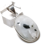Moonstone Handmade 925 Sterling Silver Jewelry Pendant 1.58 o3u71