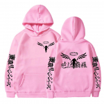 Fashoin Gambar Valhalla Tokyo Revengers Hoodies Anime Graafiline kapuuts meestele Naiste Spordir&otilde;ivad Tokyo Revengers Cosplay dressid riided 3XL roosa