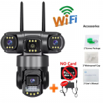 LS VISION 3 objektiiviga videovalve kaamera Wifi v&otilde;rgu CCTV kaamera 4G SIM-kaardi juhtmevaba 360 monitoriga v&auml;listingimustes veekindlad turvakaamerad WiFi Camera