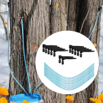 12 Set Maple Syrup Tapping Kit Sugaring Starter Taps Easy to Install Nonslip Spiles