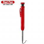 MIT tahke puusepa pliiatsikomplekt koos t&auml;itejuhtmetega Sisseehitatud teritaja s&uuml;gava augu mehaaniline marker Scriberi puidut&ouml;&ouml;tlemist&ouml;&ouml;riistade jaoks Black Pen