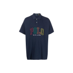 Polo Ralph Lauren SS23 Logoga Tikitud Pullover L&uuml;hikeste Varrukatega Polo S&auml;rk Meeste Topp Sinine 710899184-001 M blue