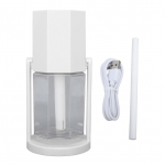 USB Lauaniisutaja Multifunktsionaalne Vaikne V&auml;rviline &Uuml;mbritsev Valgus Kaasaskantav V&auml;ike Niisutaja jaoks valge