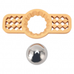 Kohvijahutuspall eemaldatava kronsteiniga roostevabast terasest t&auml;iustatud maitsega korduvkasutatav kohvijahutus Yellow