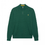 Polo Ralph Lauren S&uuml;gis/Talv 24 &Uuml;hev&auml;rviline Tikitud Logoga K&otilde;rge Kaelusega Pikkade Varrukatega Kampsun Laste kampsun Roheline 323868894-019 L