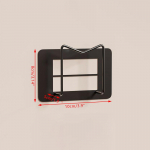 Kuumalt m&uuml;&uuml;v mitmek&uuml;lgne seinale paigaldatav ruuteri ja digiboksi hoidik - puurimiseta mitmeotstarbeline hoiuriiul praktiliste konksudega S must