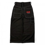 RogueWave Harajuku Gooti Mood Y2K Kottis Teksap&uuml;ksid Vintage Tikitud Kvaliteetsed Teksap&uuml;ksid Mehed Naised Hip Hop Streetwear Vabaaja Laiad Teksap&uuml;ksid M