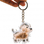 Koera v&otilde;tmehoidja Personaliseeritud Lemmiklooma M&auml;lestusese L&auml;bipaistev Akr&uuml;&uuml;lkest Corgi Pomeranian Bulldog Kerge A