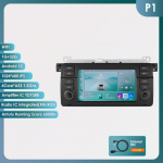 Hizpo 7-tolline 8G 128G AI-h&auml;&auml;lega 2DIN Android Auto raadio BMW 3 E46 M3 318 320 325 330 335 jaoks Carplay 4G NET Automaailma GPS-i intelligentne autoraadio P1 4Core 1G 32G