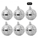 UFO Disco Peegelpall Retropeegeldav UFO Kosmosemaailma Kuju DJ Valgus Moodne Kodu Dekoor Peoruumi Skulptuurid ja Figuurid