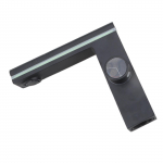 Nutikas LED Vannitoa Segisti Digitaalse Temperatuuri N&auml;idik Kuum K&uuml;lm Segisti Lihtne Paigaldus Valamu jaoks must