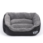 Voodi Lemmikloom Koer Ortopeediline Suure Koera Voodid Koerakuut Pesakast Puur Kassipojale Kutsikale Xxxl XL（80*62cm） must