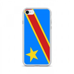 Coque T&eacute;lephone Drapeau r&eacute;publique d&eacute;mocratique du Congo &ndash; iPhone 6