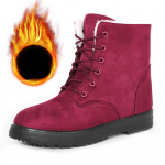 Uued talvised naiste pluss samettossud veekindlad libisemiskindlad soojad k&otilde;rged kingad 40 punane
