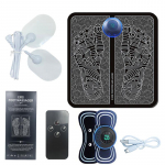 USB Remote Massager Foot Pad Electric Charging Mini Intelligent Massage Instrument with 8 modes