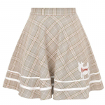 Naiste suveseelik Korea stiilis riided Preppy Girls &scaron;ikk ja elegantne esteetiline naiste seelik, miniruuduline plisseeritud seelik XL