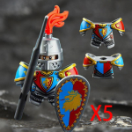 Keskaja S&otilde;jaline Rooma S&otilde;ja Tegevusfiguurid Armee Figuurid Ehitusklotsid Kiiver Relvad Tarvikud Lastele M&auml;nguasjade Kingitused