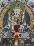 36 Tiibet Tiibeti Riie Siid Budism Vajrakila Mahasattva Tangka Thangka Mura CHINA