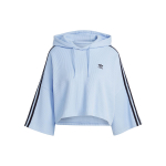 Adidas Originals tikitud logotr&uuml;kiga dressipluus n&ouml;&ouml;riga naistele Hele-roosa Sinine IC5460 L
