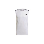 Adidas 3-Triipu Logoga Treeningmaika Meestele Topid Valge GM2158 L