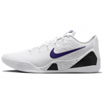 Nike Kobe 9 EM Protro TB Lakers Home Unisex Tossud Valge Court-Lilla IH1401-100 47.5