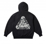 Palace x Maharishi Tri-Bonsai Kapuutsiga Must Unisex Top P28MHCS002 M