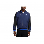 Nike Dri-Fit Inter Milan Jalgpalli H&uuml;mn Retro Spordi Seisukrae L&otilde;tv Higiimav Puhkuse Pikkade Varrukate Jakk Meeste jakid Tumesinine FN9797-410 S