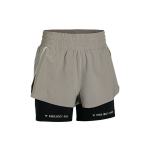Under Armour Project Rock V&auml;rviplokk Elastne V&ouml;&ouml;koht Kootud Treening Kahes &Uuml;hes L&uuml;hikesed P&uuml;ksid Naiste l&uuml;hikesed p&uuml;ksid Khaki 1380188-203 XXL