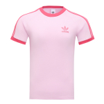 Adidas Originals SS25 Cali Mood Mugav Mitmek&uuml;lgne Lihtne L&uuml;hikeste Varrukatega T-s&auml;rk Meeste Topid Hele-Roosa Looduslik-Roosa KR0292 XL white