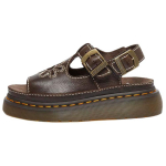 dr. Martens Dunnet Nahast Elegantsed Moodsad &Uuml;he Rihmaga Sandaalid Naiste sandaalid Pruun 40526200 37