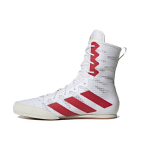 Adidas Box Hog 4 Libisemiskindlad K&otilde;rge s&auml;&auml;rega Poksitossud Unisex Jalan&otilde;ud Valge Punane HP9613 38⅔