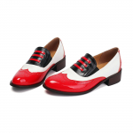 Retro Naiste Mugavad Oxfords Kingad Wingtips Brogues Madala Kontsaga Segav&auml;rvilised Jalatsid &Auml;ri&uuml;rituseks Formaalne Kleit Kohtinguks T&ouml;&ouml;ks 35