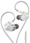 TANCHJIM BUNNY M&auml;nguk&otilde;rvaklapid Sisseehitatud mikrofon &Uuml;ks d&uuml;naamiline Kahekambri draiver 1DD In-ear monitorid Eemaldatav 2-pin pistik