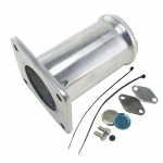 Modified auto parts exhaust gas circulation disassembly pipe is suitable for E46 318d 320d 330d One Size