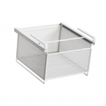Closet Pull Out Basket Easy to Install under Cabinet Organizer Wardrobe Storage Attaches S