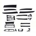 3D s&uuml;sinikkiust mustriga sisekujunduse meisterdamise kleebised 2008&ndash;2013 BMW X5 E70 jaoks