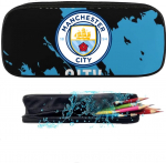 Manchester City FC Pliiats Pliiats Kosmeetikakott Suur Kool Algkool S&uuml;nnip&auml;ev Armas Kotike, Kotike, [Mitteametlik] Kerge, Multifunktsionaalne,