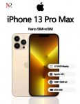 Renoveeritud Apple iPhone 13 Pro Max nutitelefon Nano-SIM+eSIM-iga 256GB kuld