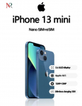 Renoveeritud Apple iPhone 13 mini nutitelefon Nano-SIM+eSIM-iga 128GB sinine
