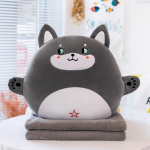 Loominguline looma konditsioneeri tekk, viskepadi tekiga, nukk, pl&uuml;&uuml;sm&auml;nguasi, l&otilde;unapausi tekk, laste ja t&uuml;drukute kingitus 40-45Cm blanket 110 * 160cm