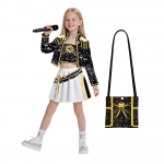 T&uuml;drukute Deemoni Poplaulja Jahimeeste Kost&uuml;&uuml;m Lava Riietus Idoli Kost&uuml;&uuml;m, Laste Halloweeni Kost&uuml;&uuml;mid Lauljate Juht Cosplay 3-4 Years  110