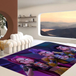 Kpop D-deemonik&uuml;tid P&otilde;randamatt Ristk&uuml;lik Libisemiskindel Kodu Pehme Vannimatt Esikuks Sise- V&auml;lismatt Tere Uksematt 50x80cm