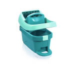 Seau essoreur &agrave; roulettes Leifheit Profi XL Mobile 55076, essore-housse mobile de 8 L compatible avec lave-sol serpill&egrave;re Profi XL