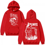 Rock Band The Exploited Graafiline Huppar Punks Not Dead Hupparid S&uuml;gis Talv Mehed Naised Hip Hop Gooti Punk &Uuml;le suurusega Dressipluus S