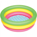 Piscine gonflable Arc en Ciel 3 boudins BESTWAY - &Oslash; 70 x 24 cm punane