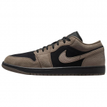 Air Jordan 1 Low SE Oliivihall Unisex Tossud Pruun Must Hele-Metsik-Mango IB7109-005 44